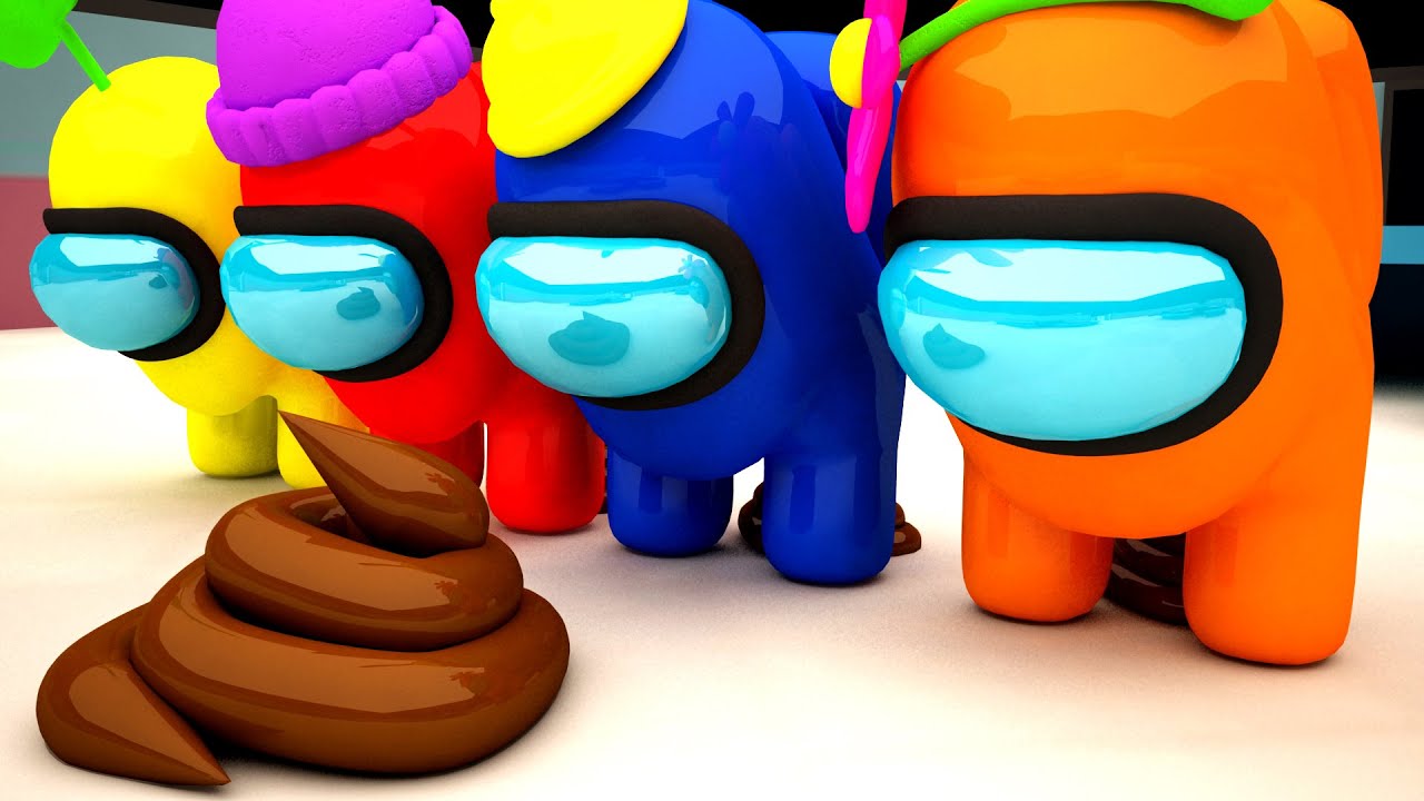 AMONG US POOP! / 002 / IMPOSTOR POOPED EVERYWHERE! / THE FUNNIEST ANIMATIONS! / 