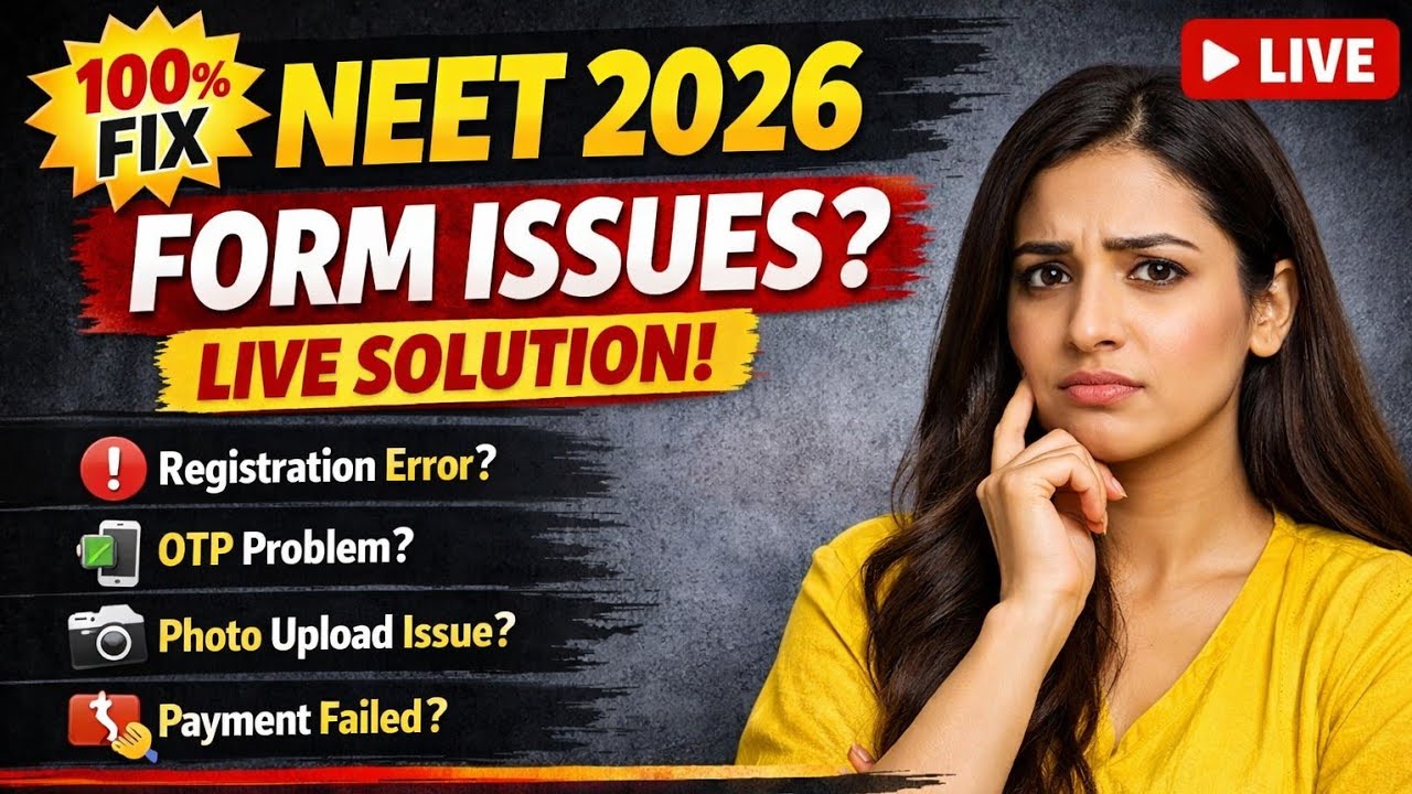 Neet Form 2026 Related Problems and Its Solutions
