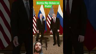 Joe Biden ?? vs Vladimir Putin ?? Bottle flip #политика #путин #президент #politics #байден #putin