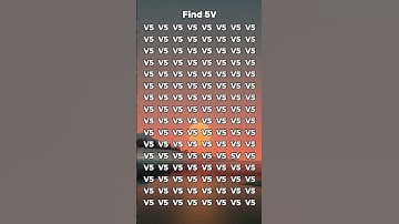 Find 5V -  Test your high visual skills by finding the hidden number in 9 secs #trendingshorts
