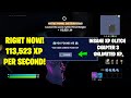 XP Glitch in Fortnite! (EASY 113,500 XP PER SECOND)