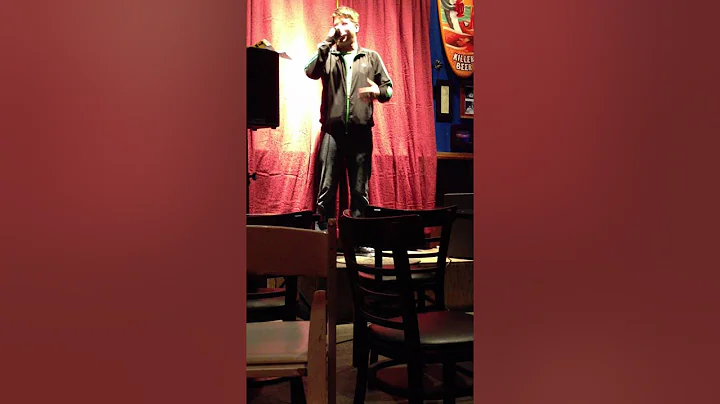 Comedian Jerome Joyce Performs at Open Mic Night i...