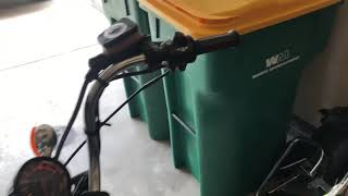 Yamaha XS650 yo mama exhaust