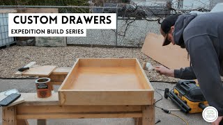 Diy Expedition Truck Build: Custom Drawer Creation & Leak Testing!