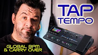 Tap Tempo (BPM) and Carry Over (BOSS PEDALS)