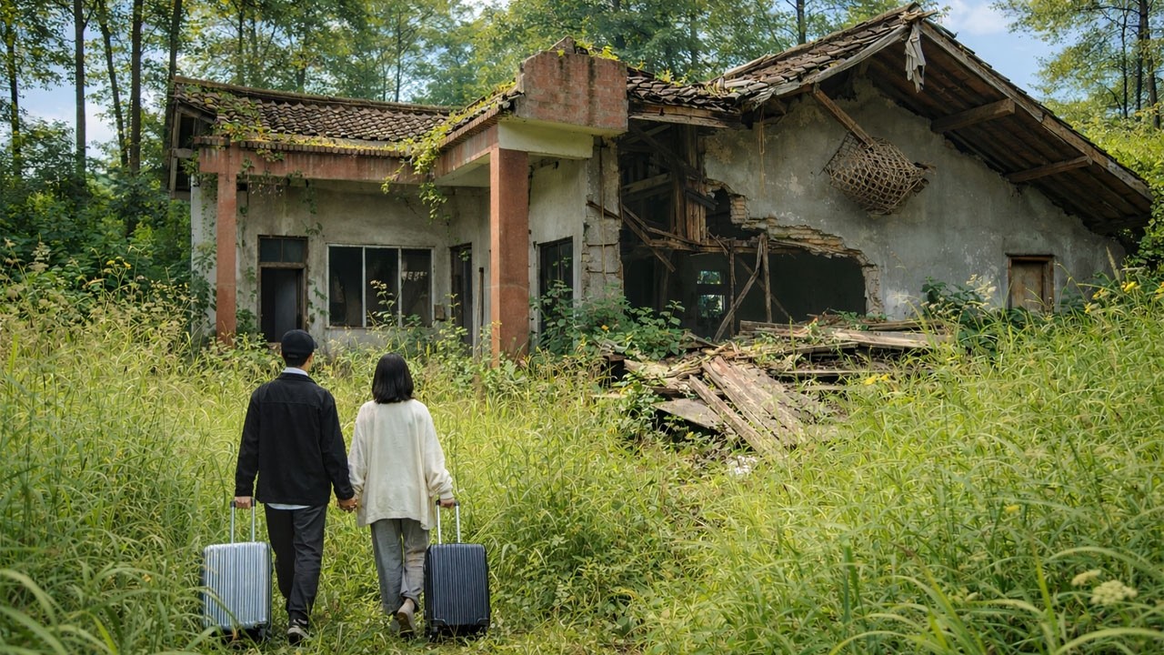Leaving city, the young couple renovating a dilapidated house to begin building a home of their own