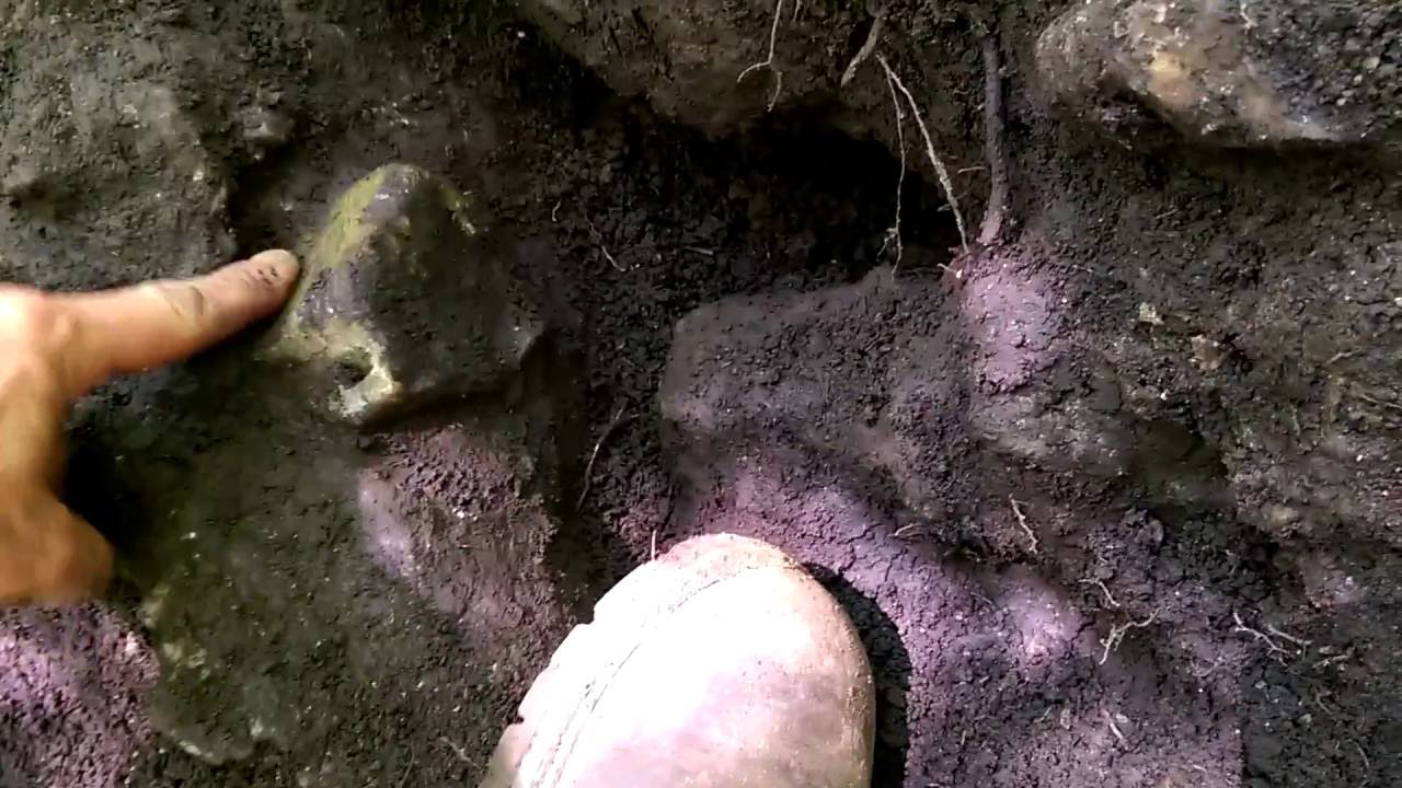 Huge Apatite Crystal at Titanite Hill