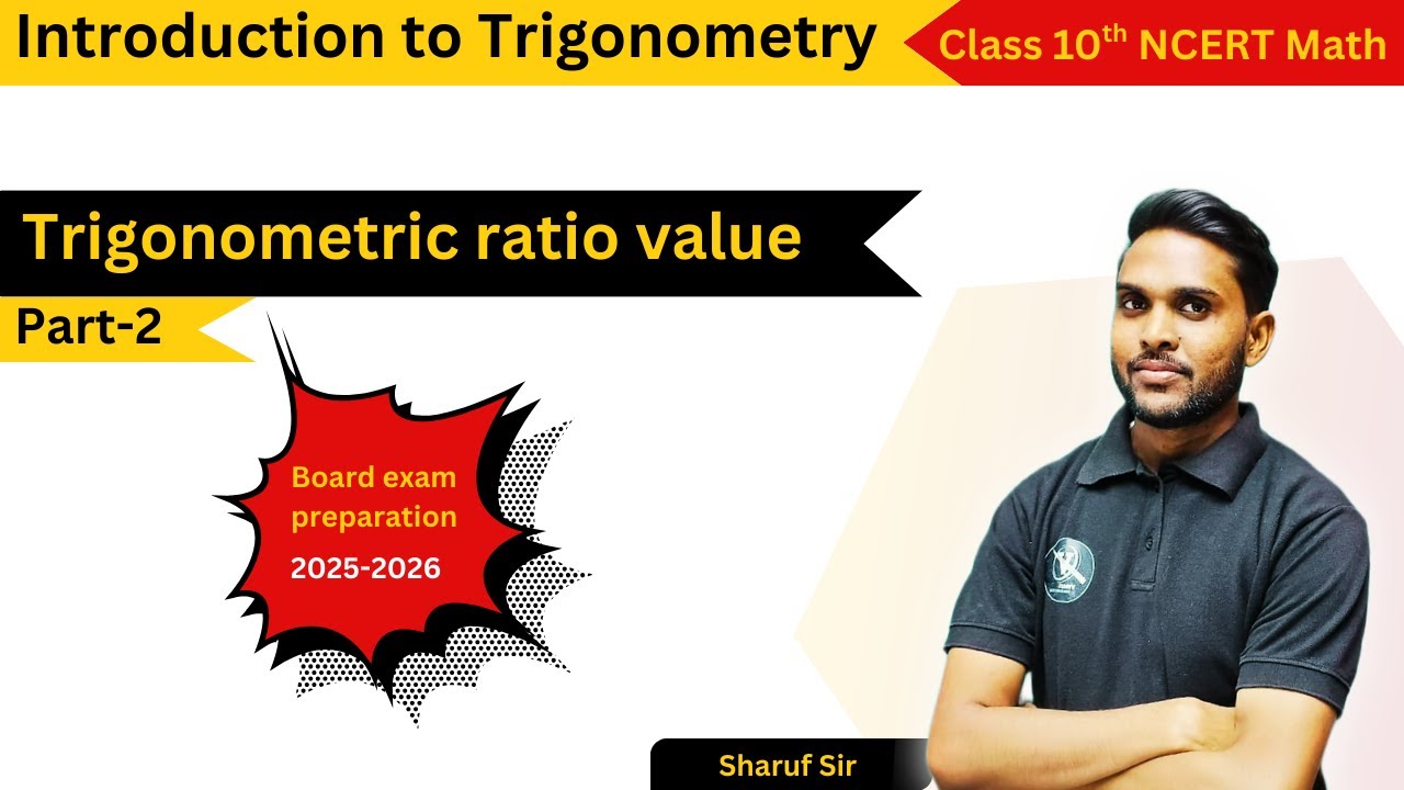 Trigonometry Class 10 | Full Chapter with Important Numericals | Virus Education Center | Sharuf Ali