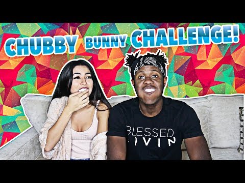 GIRLFRIEND VS BOYFRIEND CHALLENGE! CHUBBY BUNNY! - GIRLFRIEND VS BOYFRIEND CHALLENGE! CHUBBY BUNNY!