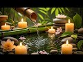 Relaxing Sleep Music with Bamboo Water Sounds 🌿 Deep Sleep, Meditation, Stress Relief, Nature Sounds
