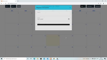 02 Agenda de eventos con Full Calendar y Vanilla Javascript, Registrar - Listar