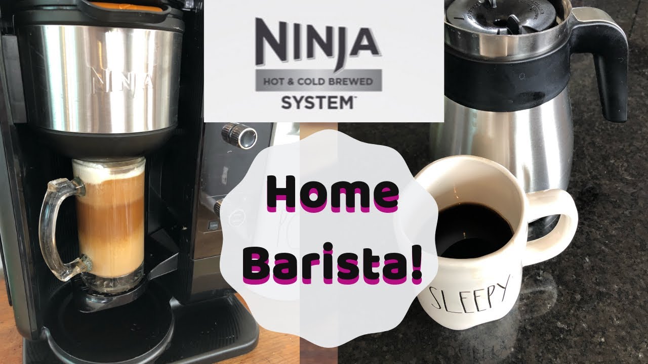 HOW TO MAKE Latte Cappuccino Ninja Hot Cold Coffee Maker CP301 & CM401  Specialty Brew 