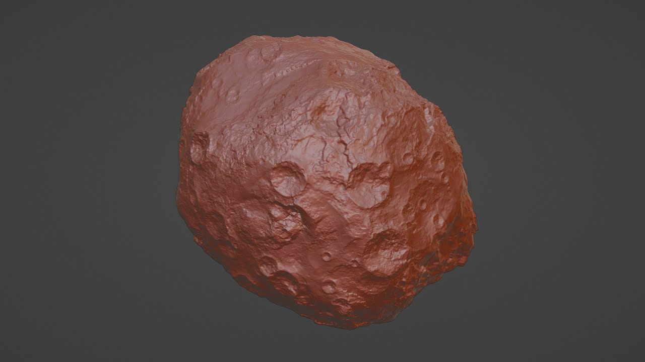 High-Resolution/Realistic Asteroids Pack 3D model