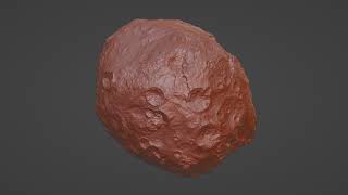 High-Resolution/Realistic Asteroids Pack 3D model screenshot 3