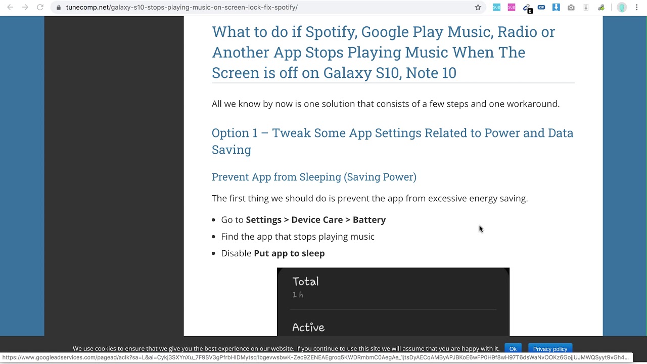 SPOTIFY Stops Playing When Screen Is Off S10 SOLVED YouTube SPOTIFY Stops Playing When Screen Is Off S10 SOLVED YouTube