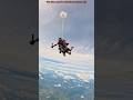 This guy's unique parachute landing #shortsvideo