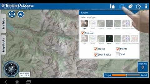 MyTopo Maps for Android Tutorial: Dual Maps