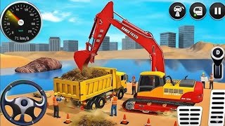 city construction simulator 3d | Heavy Excavator Mega City Road Construction Gameplay screenshot 2