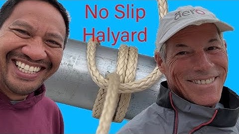 How to Tie a Halyard Knot the Does NOT SLIP | Sunfish Sailing