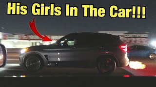 Guy In SOCCER MOM CAR Tries To Race My 1000Hp Mustang!!! + Car Meet Rice or Nice