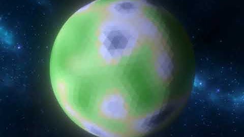 Procedural IcoSphere Planet generated with 3D Perlin Noise