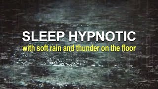 Sleep hypnosis with gentle rain and thunder - Beat insomnia and anxiety with rain sounds, ASMR video