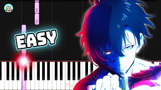 Solo Leveling OP - "LEveL" - EASY Piano Tutorial & Sheet Music