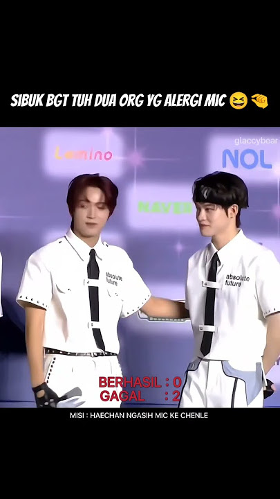 anak SM: mendadak alergi mic pas interview🤣🤣 #2025sbs가요대전summer #nctdream #haechan #chenle #kpop