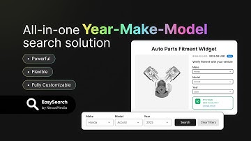 EasySearch - Year/Make/Model Search for Shopify