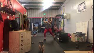 Split Stance DB Arnold Press