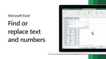Find or replace text and numbers in Microsoft Excel