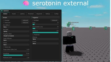 SEROTONIN - THE BEST ROBLOX EXTERNAL (UNDETECTED) | Menu Showcase