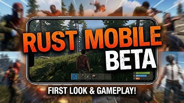 Rust Mobile Beta Gameplay! 