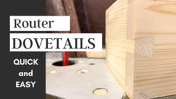 Easy Router Table Dovetails