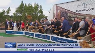 Details Wake Tech breaks ground on new RTP campus News
