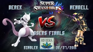 RCSI - Derek (Mewtwo) Vs. Wendell (Dark Pit, Diddy Kong) - Losers Finals