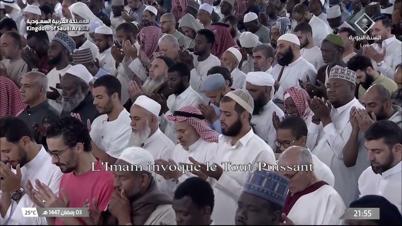 الشفع و الوتر مع دعاء القنوت للشيخ أحمد الحذيفي ليلة 4 رمضان 1447هـ