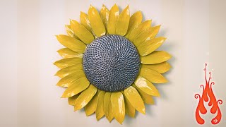 Making a steel sunflower for Ukraine