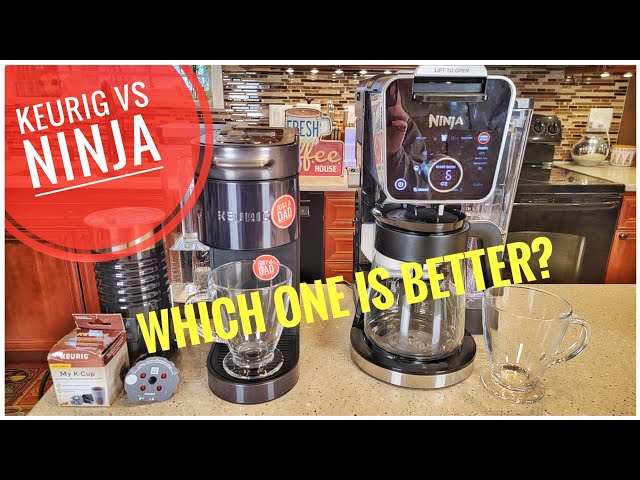 NINJA Pods & Grounds Specialty K-Cup vs KEURIG K-MINI & K-ICED 