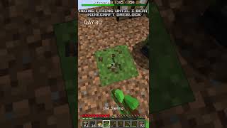 Doing 1 thing everyday until i beat minecraft ONE BLOCK #minecraft #shorts #viral #fyp