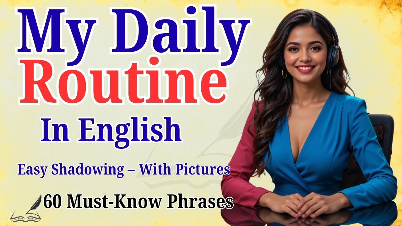 Master English Speaking – Daily Routine Sentences | Shadowing English ...