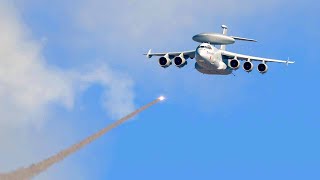 Ambush! Ukraine's missile accurately intercepted Russian A-50 airborne early warning and control!