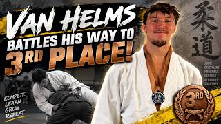 🥉 Van Helms Battles His Way to 3rd Place! | Judo Tournament Highlights