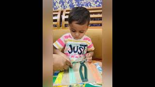 A DIY ZIPPER BOARD   (P02)                      A life skill Activity for Toddlers 💫 #finemotor