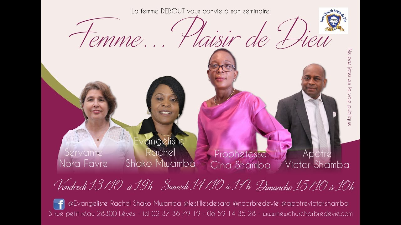 Séminaire Femme... Plaisir de Dieu YouTube