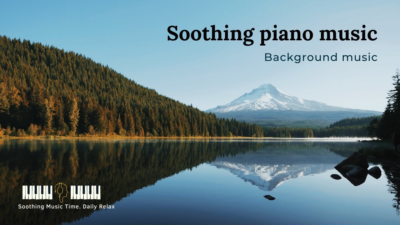 Soothing piano music for meditation and deep relaxation. Background