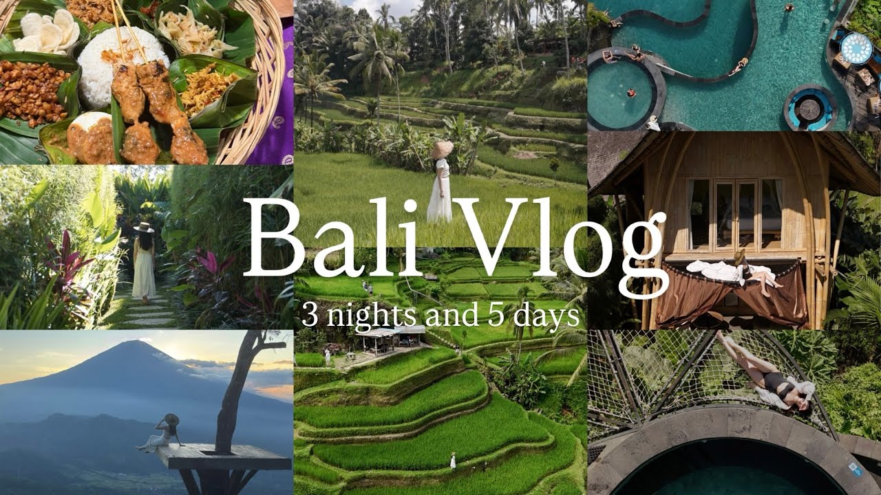 【Bali Vlog】30代3泊5日のバリ島🇮🇩自分と向き合う為の初めての一人旅✈️