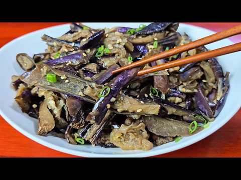 고기보다 맛있는 말린 가지볶음! 뭉개지지 않고 쫄깃하게 볶는 법