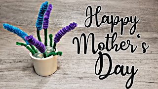 PIPE CLEANERS DAFFODILS - DIY - Mother`s Day Crafts