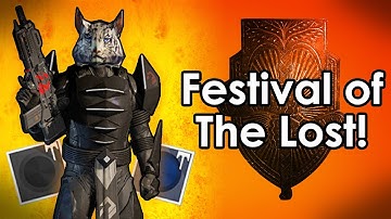 Destiny Rise of Iron: How to Get The Superblack Shader & Broom Sparrow - Festival of the Lost!
